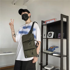 Unisex Chest Pack Crossbody Bags Hip-hop Tactics Belt Bag