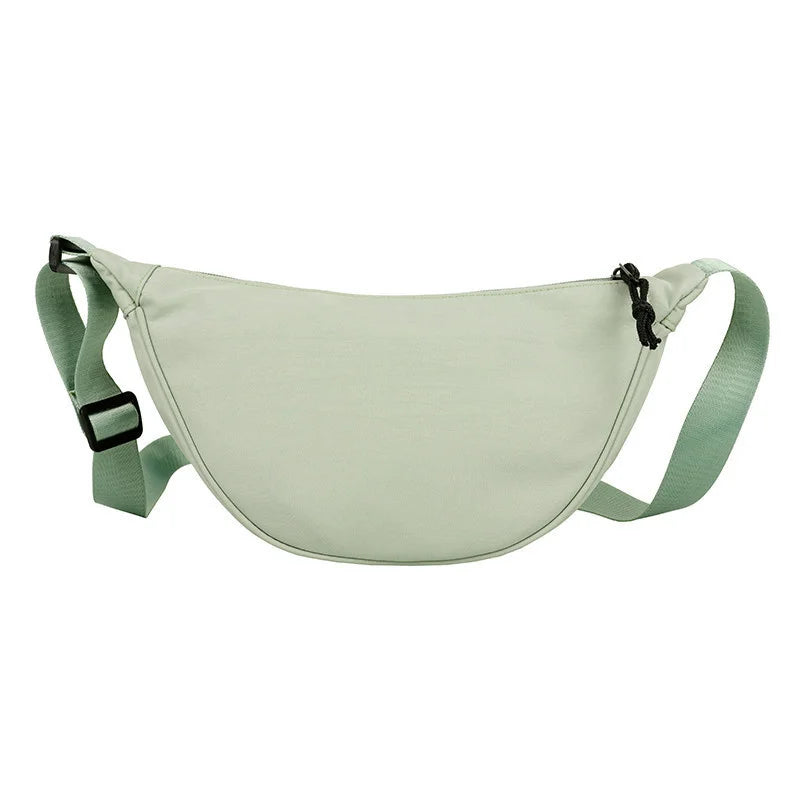 Nylon Crossbody Dumpling Bag Lightweight Underarm Shoulder Canvas Bags