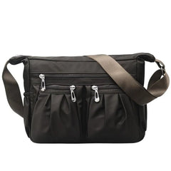 Youth Casual Nylon Diagonal Cross Bag Large Waterproof Shoulder Bag