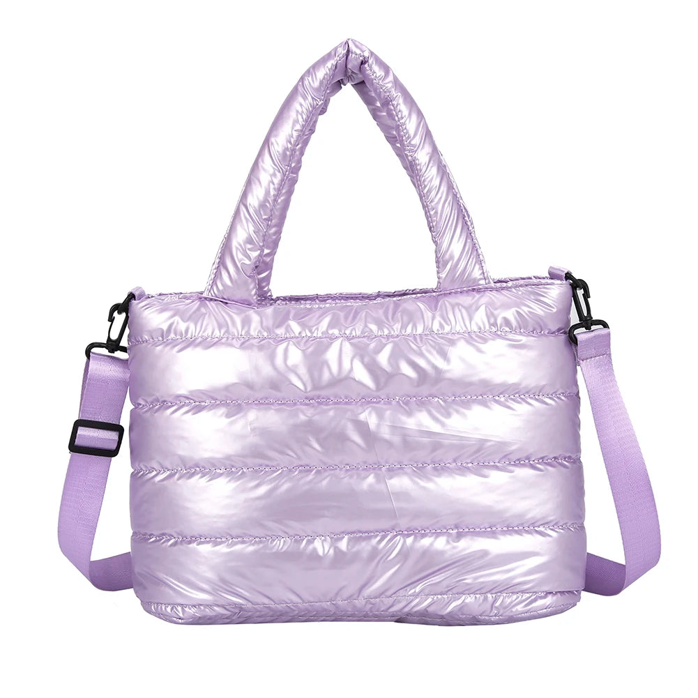 Nylon Embroidery Thread Shoulder Bags Large Capacity Crossbody
