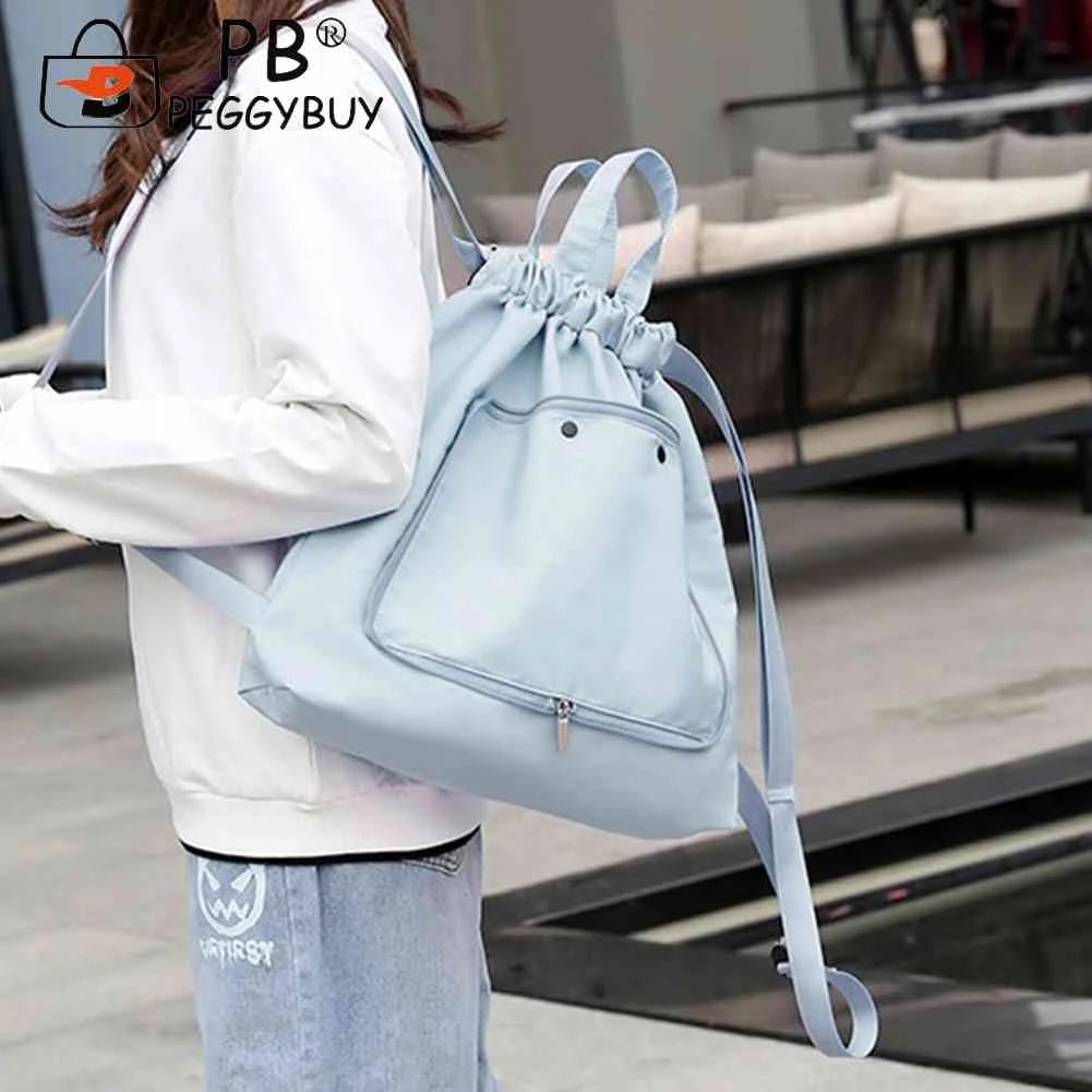 Nylon Fitness Bag Dry Wet Separation Rucksack for Gym Yoga Swimming
