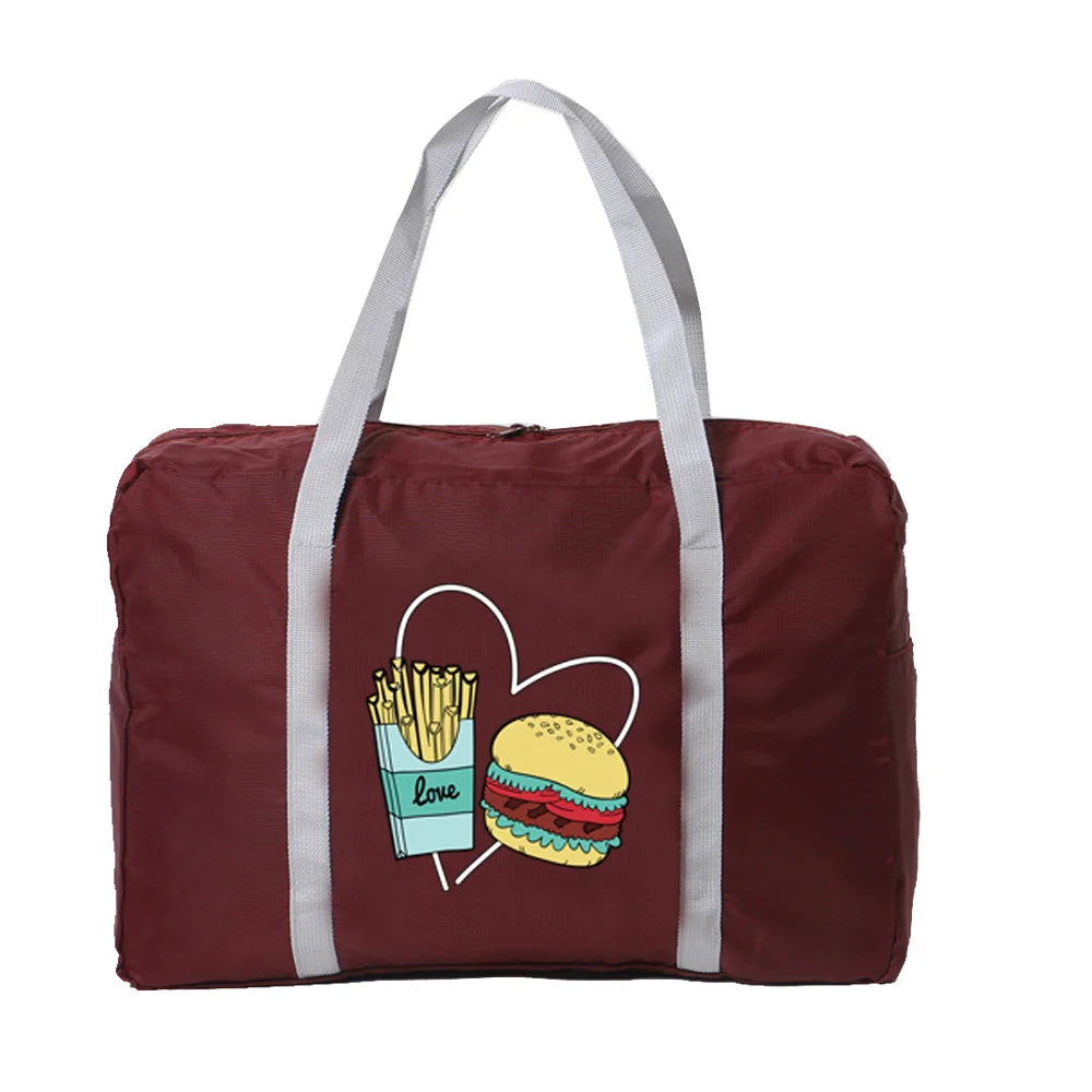 Nylon Large Capacity Travel Bag Unisex Tote Handbag
