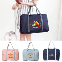 Nylon Foldable Travel Bags Large Capacity Handbags Unisex WaterProof Luggage