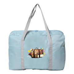 Nylon Foldable Travel Print Bag Luggage Women WaterProof Handbags