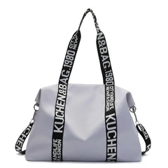 Water Repellent Nylon Gym Bag Large Capacity Tote Travel Bag