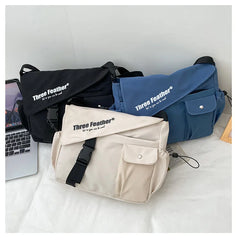 Nylon Shoulder Bag Crossbody Bag Harajuku Messenger