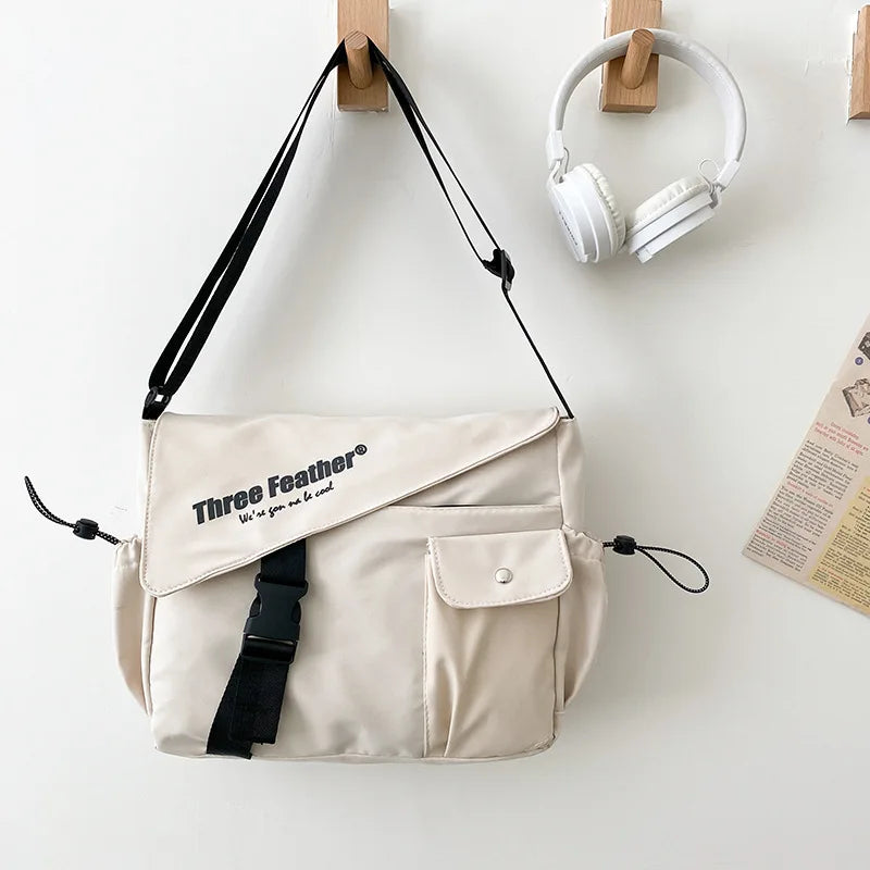 Nylon Shoulder Bag Crossbody Bag Harajuku Messenger