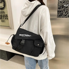 Nylon Shoulder Bag Crossbody Bag Harajuku Messenger