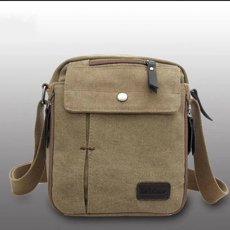 Multifunctional Canvas Shoulder Bag Women Small Handbag