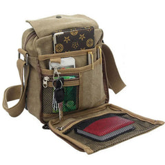 Multifunctional Canvas Shoulder Bag Women Small Handbag