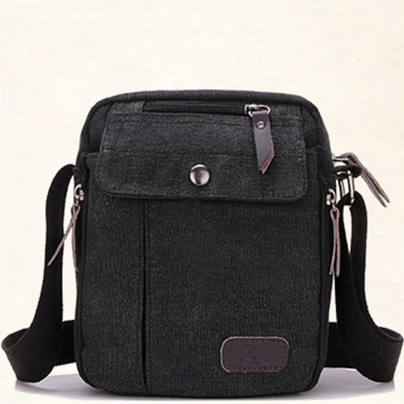Multifunctional Canvas Shoulder Bag Women Small Handbag