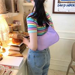 Nylon Hobos Women Handbag Candy Women Shoulder Bag Large Capacity