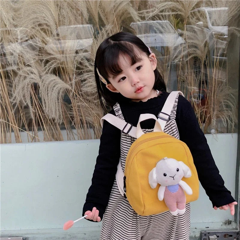 Nylon Kids Kindergarten Backpack Animal Rabbit School Bag