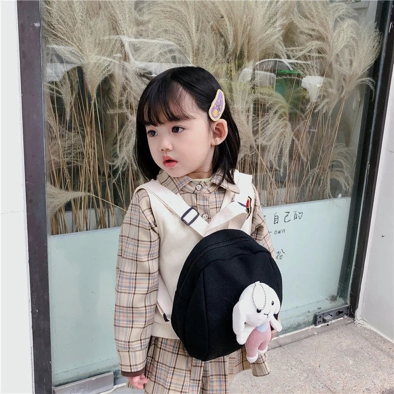 Nylon Kids Kindergarten Backpack Animal Rabbit School Bag