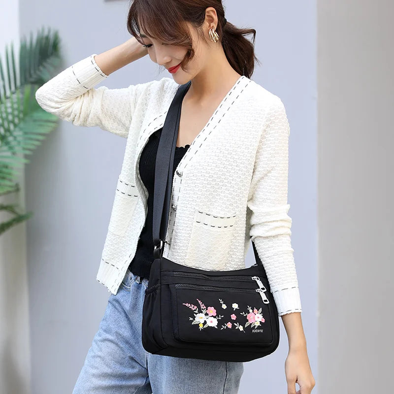 Nylon Large Women Messenger Bags Waterproof Female Shoulder Bags
