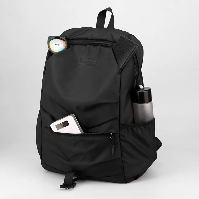 Nylon Men Backpack Boy School Bag Large Capacity Travel Backpacks