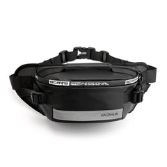 Reflective Anti-theft Waist Bag Banana Belt Sports Travel Chest Crossbody Bag