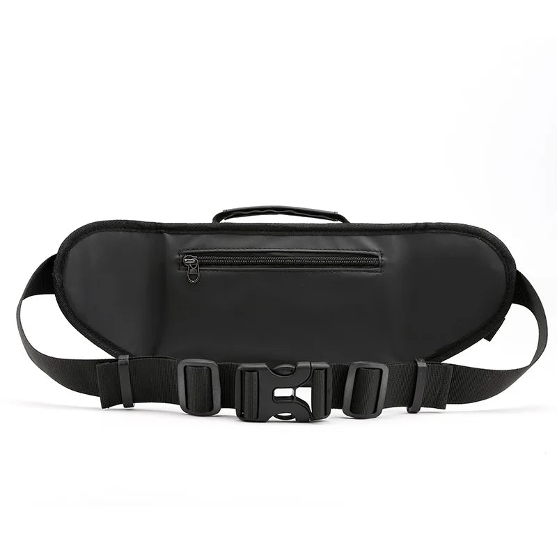 Reflective Anti-theft Waist Bag Banana Belt Sports Travel Chest Crossbody Bag