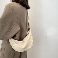 Nylon Messenger Bag Women's Dumpling Lightweight Shoulder Canvas Bag