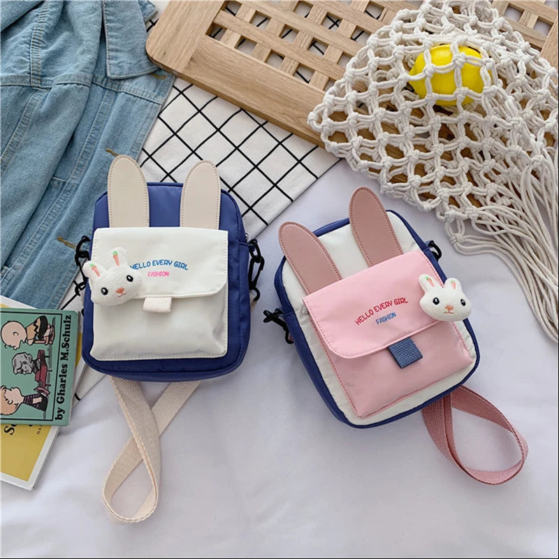 Nylon Mini Bags Women Purses Handbags Girls Cartoon Wallet