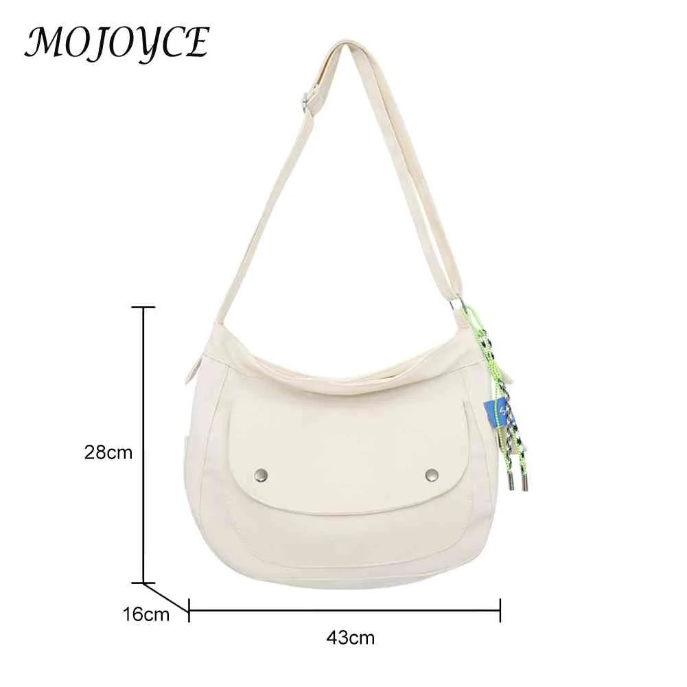 Nylon Shoulder Messenger Bag Large Capacity Japanese Style