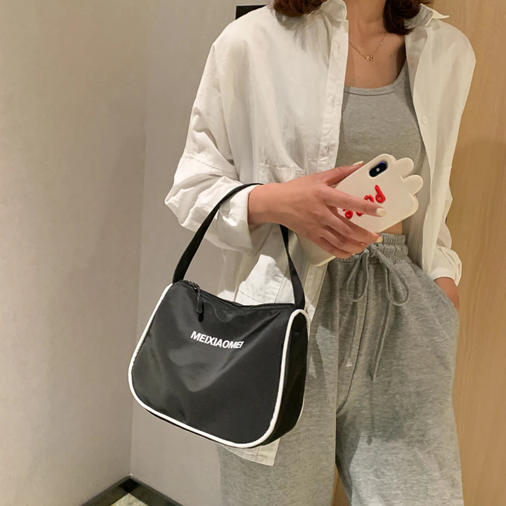 Nylon Small Shoulder Bags For Women Classic Mini Totes