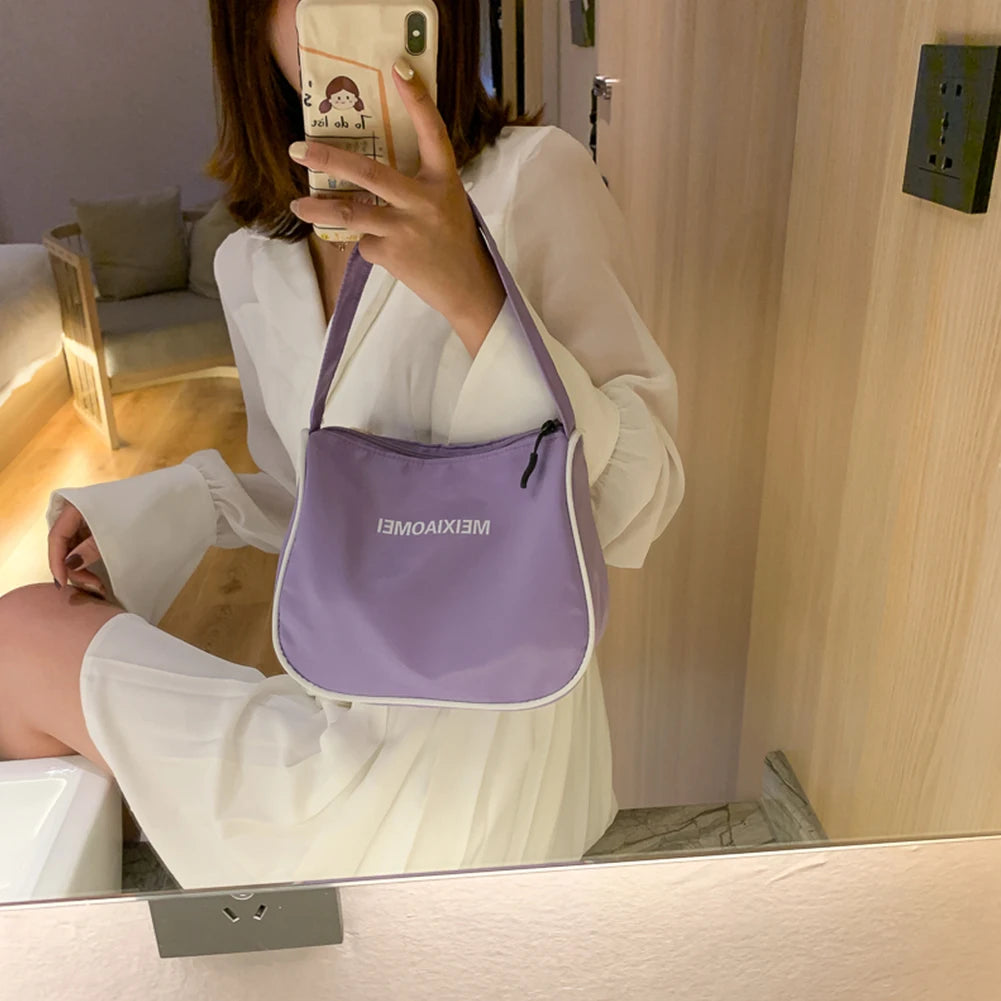 Nylon Small Shoulder Bags For Women Classic Mini Totes