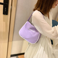 Nylon Small Shoulder Bags Women Casual Classic Purses Handbags Underarm Bags