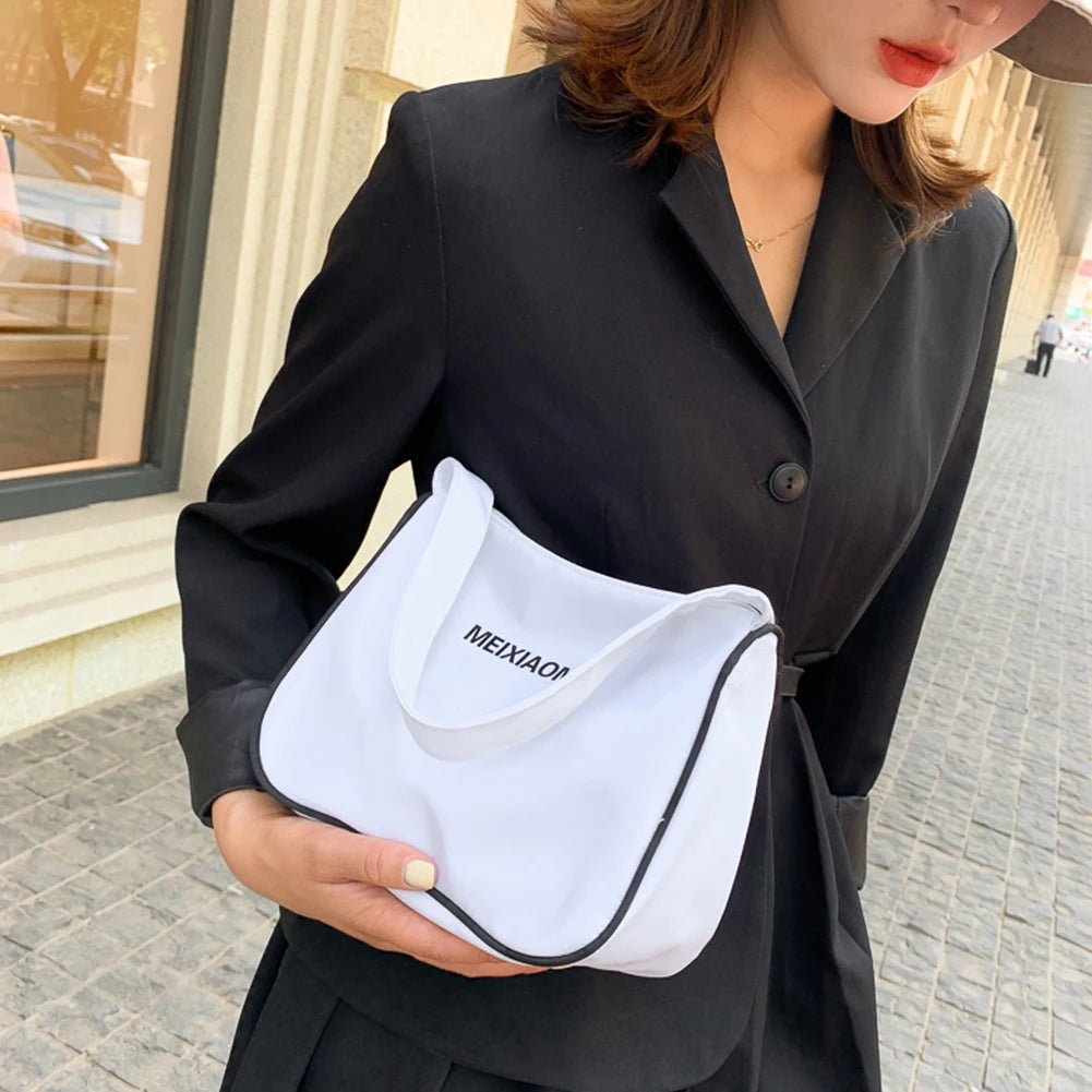 Nylon Small Shoulder Bags Women Casual Classic Purses Handbags Underarm Bags