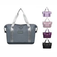Nylon Travel Bag Messenger Shoulder Bag Wet Dry Separation Women
