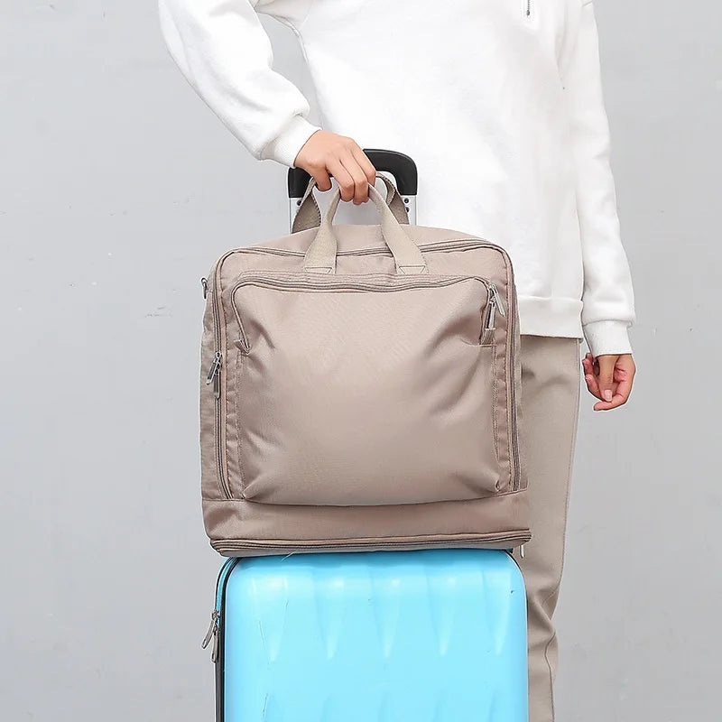 Large Capacity Nylon Travel Shoulder Bag for Women Men