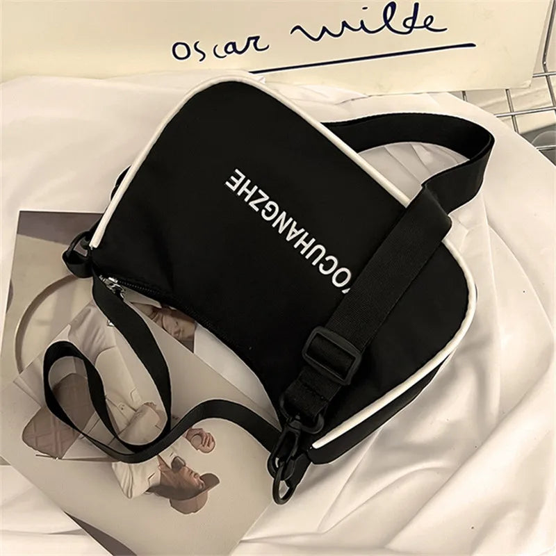 Nylon Women's Bag Small Square Casual Large Capacity Diagonal Shoulder Handbag