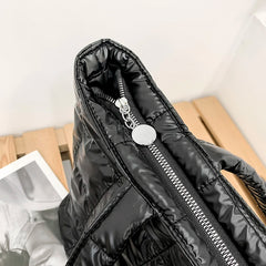 Nylon Waterproof Shoulder Bag for Women - Winter Shopper Handbags