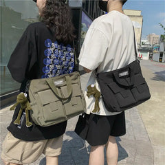 Nylon Waterproof Shoulder Crossbody Bags for Men Women