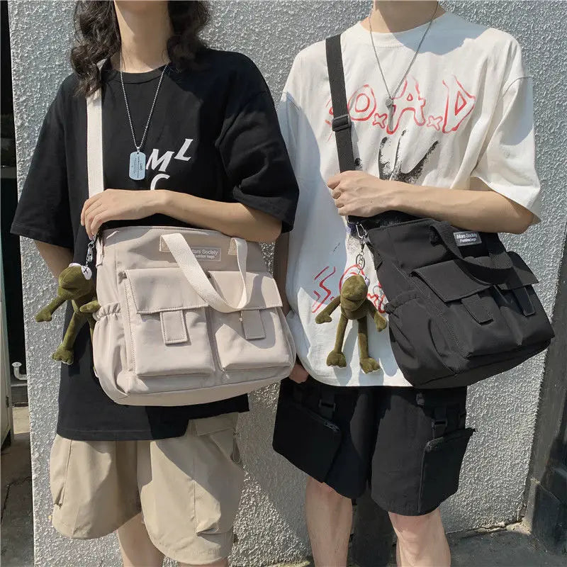 Nylon Waterproof Shoulder Crossbody Bags for Men Women