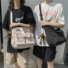 Nylon Waterproof Shoulder Crossbody Bags for Men Women