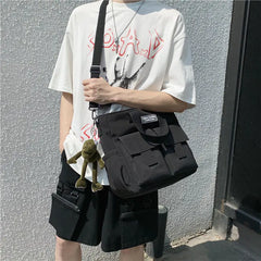 Nylon Waterproof Shoulder Crossbody Bags for Men Women