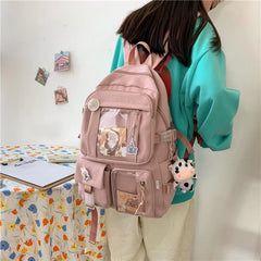 Waterproof Anti-theft Women Backpack Large Capacity School Bag