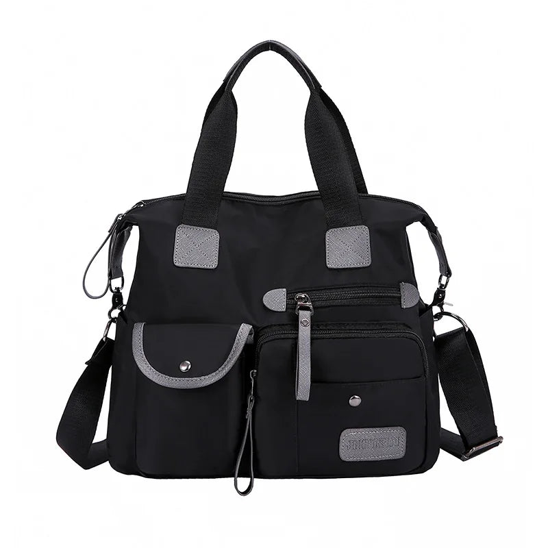 Waterproof Nylon Women Shoulder Bag Large Capacity Crossbody Tote