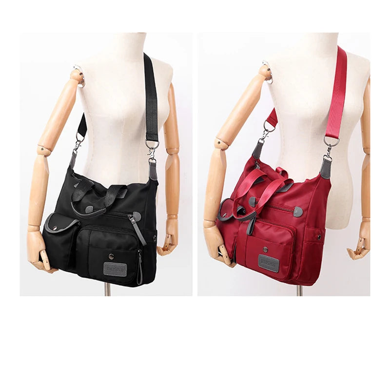 Waterproof Nylon Women Shoulder Bag Crossbody Bag