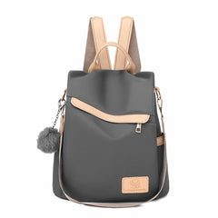 Nylon Women's Anti-Theft Backpack for Travel