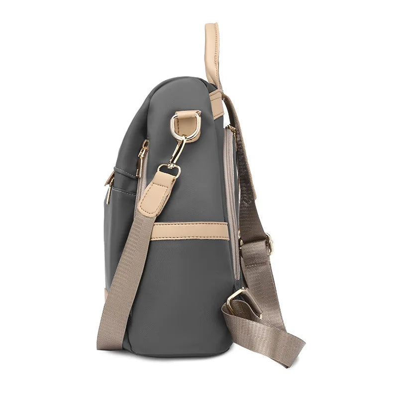 Nylon Women's Anti-Theft Backpack for Travel