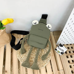 Creative Frog Messenger Bag Nylon Girl Shoulder Bag