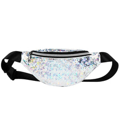 Women Waist Pack Laser Beach Bag Messenger Crossbody Bag