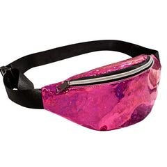 Women Waist Pack Laser Beach Bag Messenger Crossbody Bag