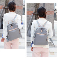 Women Backpack Lightweight Pink Schoolbag Small Laptop Bagpack