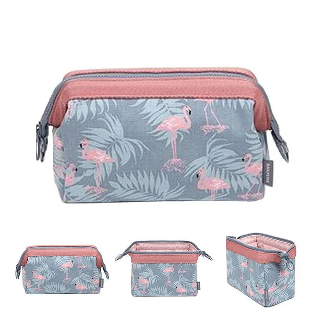 Polyester Women Cosmetic Bag Portable Storage for Travel