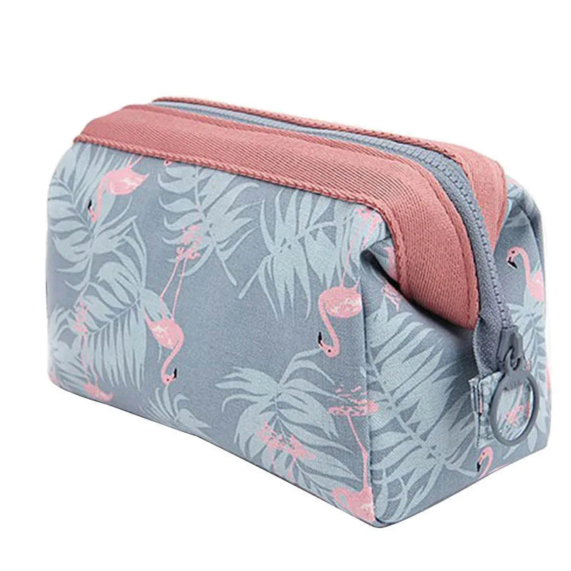 Polyester Women Cosmetic Bag Portable Storage for Travel
