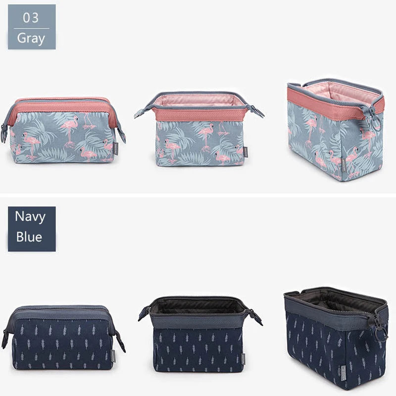 Polyester Women Cosmetic Bag Portable Storage for Travel