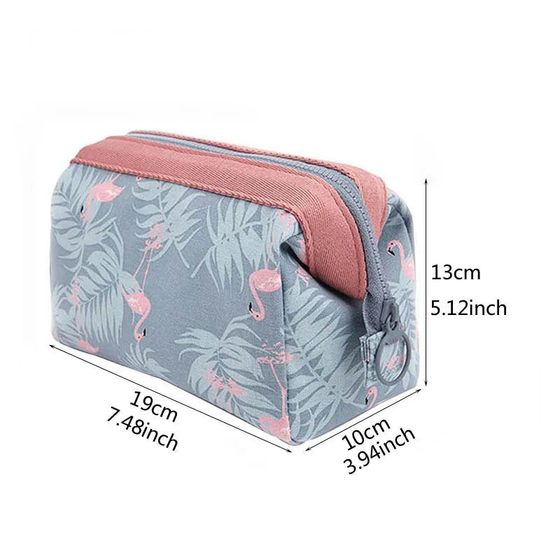 Polyester Women Cosmetic Bag Portable Storage for Travel